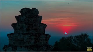 Sunset at Phnom Bakheng Temple Hill, Angkor Archeological Park (Sony A7III HLG/HDR Testing Footage)