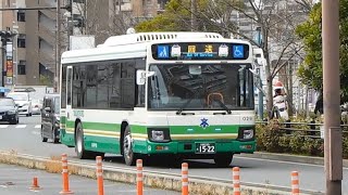 2022.12.21 高槻市営バス いすゞエルガ 2KG-LV290N3 J-BUS 大阪230あ15-22 (緑が丘営業所所属 029) (後面)｢吉田耳鼻咽喉科｣ラッピング JR高槻駅北周辺