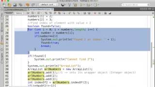 Java ArrayList Demo Part2