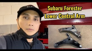 Steering Shake and Vibration over 80 kph. Subaru Forester front right lower control Arm \u0026 BallJoint