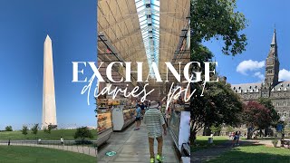 exchange diaries pt.1 | exploring d.c. and settling in