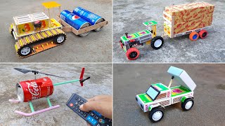 4 Amazing DIY Toys You Can Make at Home | DIY matchbox Vehicles Ideas | Homemade Inventions