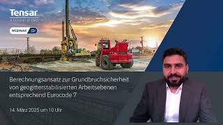 Tensar Deutschland Webinar: Arbeitsebenen EC 7