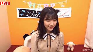 かっきーのものまねをする早川聖来ちゃん