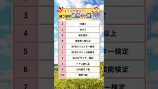 20代で取ると、勝ち組な「資格10選」 #放課後等デイサービス #経営者 #起業 #福祉 #介護