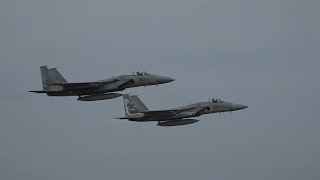 303飛行隊によるF-15機動飛行 小松基地航空祭2015