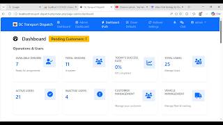 Full Responsive Transport Dispatch System With Full Source Code