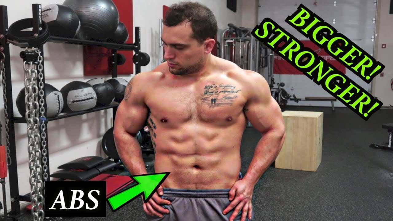 BIGGER STRONGER ABS WORKOUT | DUMBBELLS ONLY! - YouTube