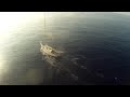 kite aerial video from a sailing yacht.