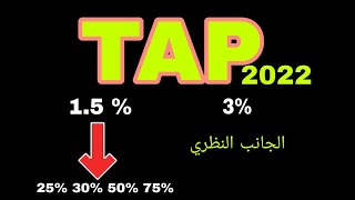 TAP 2022 (Taxe sur l'activité professionnelle) الرسم على النشاط المهني