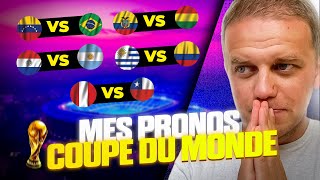 🏆 MES PRONOSTICS QUALIFICATIONS COUPE DU MONDE 2026 🏆 ( Venezuela - Brésil / Paraguay - Argentine )