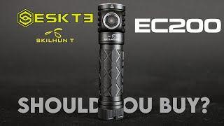 ESKTE Skilhunt EC200 USB C Rechargeable EDC LED Flashlight - Review and Unbox