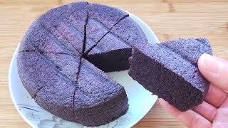 Detailed method of nutritious black rice cake, the rice has a strong fragrance