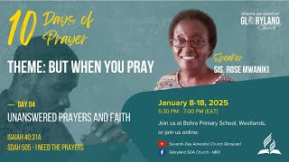 Day 5 - 10 Days of Prayer 2025 - Led by Mrs. Rose Mwaniki