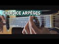 UN TRÈS BEAU MORCEAU pour s'entraîner aux ARPÈGES ! - TUTO GUITARE