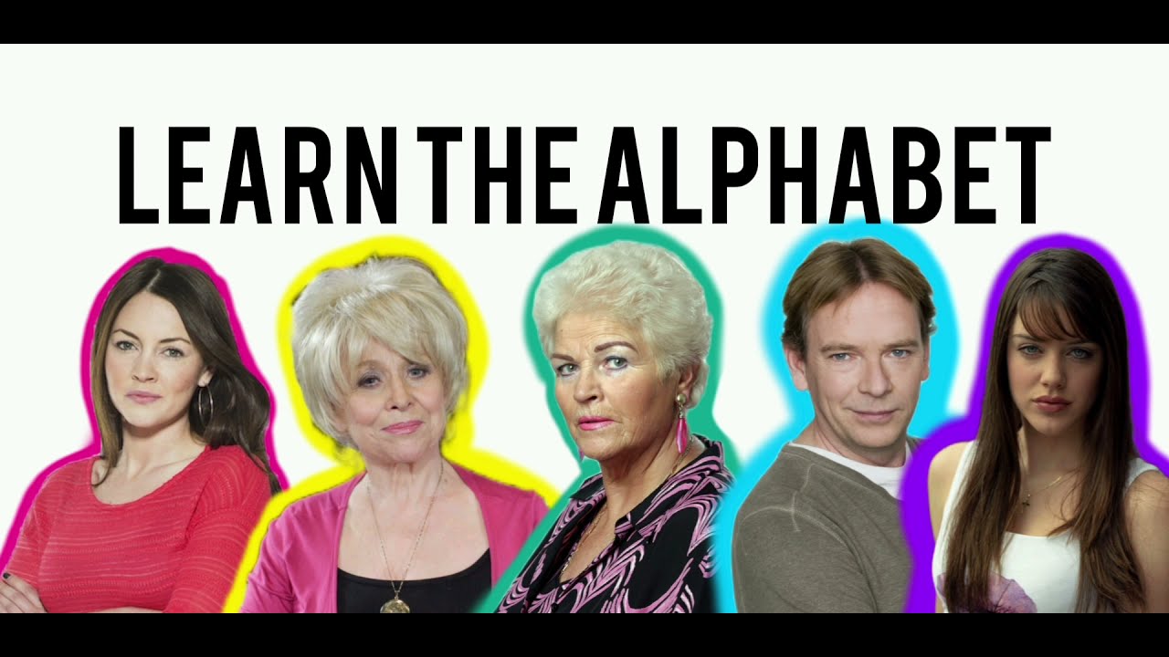 Learn The Alphabet With Eastenders Characters - YouTube