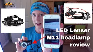 LED Lenser M11 headlamp review (how the new Connect app works with the headtorch)