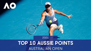 Top 10 Aussie Points | Australian Open 2021