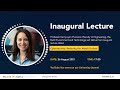 Professorial Inaugural Lecture by Professor Kerry-Lynn Thomson