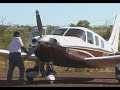 airplane hand prop nearly gone wrong