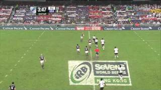 2010 Hong Kong IRB Sevens World Series Rugby Fiji VS USA 2/2