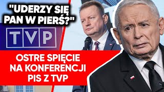 Wbiła kij w mrowisko. Dziennikarka TVP do prezesa: Czy teraz uderzy pan się w pierś...