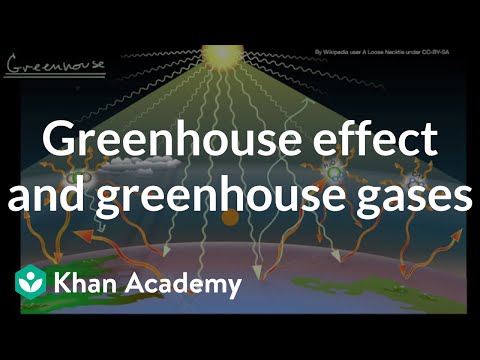 Greenhouse effect and greenhouse gases Biology at Khan Academy high school