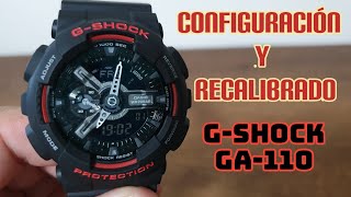 G-Shock GA-110   Configuración y calibración