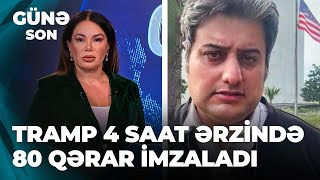 Günə son | Donald Tramp fəaliyyətə başlayar-başlamaz bir sıra qərarları ləğv etdi