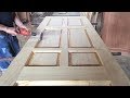 Amazing Woodworking Skill // The Latest Modern Wooden Door Design Project For Bedrooms