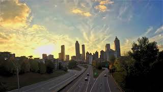 ATLANTA SKYLINE SUNSET