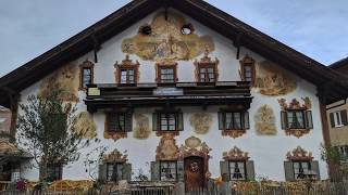 Beautiful sights of Oberammergau, Bayern, Deutschland - Germany