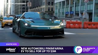 Automobili Pininfarina is 'overwhelmed with positive response' to luxury EV: CEO