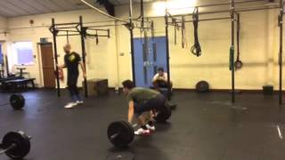 Snatch: 70 x 3 reps by Matt James