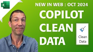 Excel Copilot - Clean Data