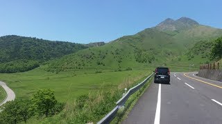 湯布院ICから由布岳登山口ドライブレコーダー