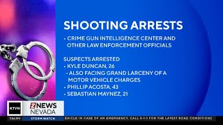 Three suspects arrested after multi-agency investigation into recent shooting incidents