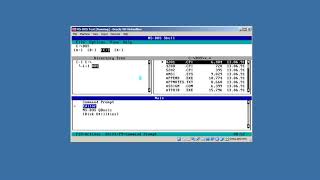 DOS inside VirtualBox - running QBasic