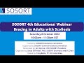 SOSORT 4th Educational Webinar- Bracing in Adults with Scoliosis