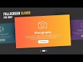 How to Create a Fullscreen Website Slider with Pure CSS