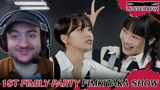 [The 1st FIMILY Party] LE SSERAFIM FIMKITAKA SHOW + 'Blue Flame' Dance Practice | REACTION