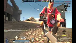 fat engineer tf2 on a jackhammer