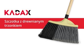 KADAX Szczotka z drewnianym trzonkiem