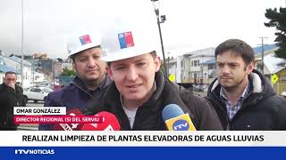 Autoridades supervisan trabajos de conservación de Red Secundaria de Aguas Lluvias en Punta Arenas