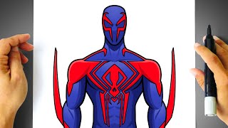 Como DESENHAR o HOMEM-ARANHA 2099 - Como DIBUJAR a SPIDERMAN 2099 [ Across the Spider-Verse ]