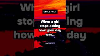 Why She Stopped Asking About Your Day Might SHOCK You… 💔 #psychologyfacts #girlfacts #shorts