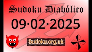 Devilish Sudoku 02/09/2025