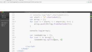 7 Daily JavaScript For Loops Randomized Array