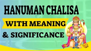Hanuman Chalisa Meaning In English -Shri Hanuman Chalisa   Complete With English Translation