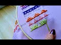 10 blanket stitch family basic embroidery embroidery for beginners athkam nirmana sinhala vlog diy